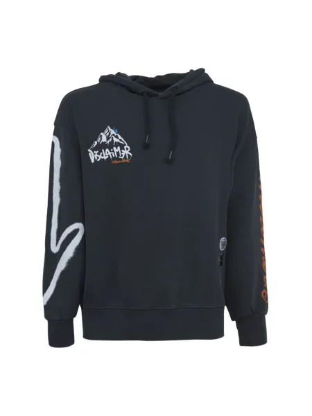 Bluza z kapturem Disclaimer z kapturem beżowa