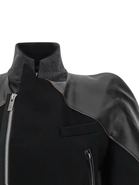 Geacă Sacai de lână negru