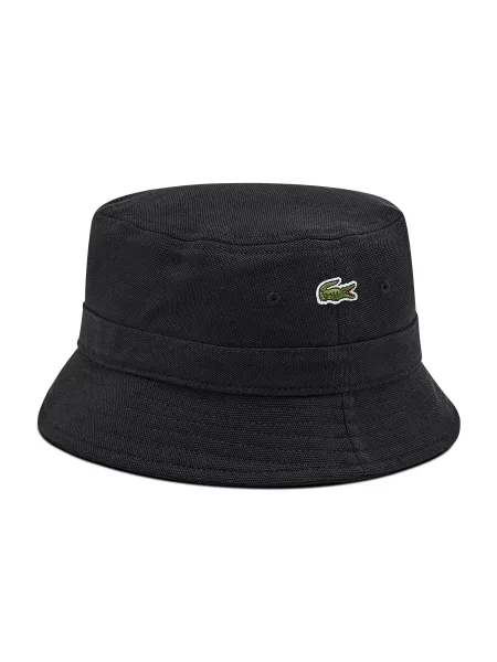 Klobúk Lacoste black čierna