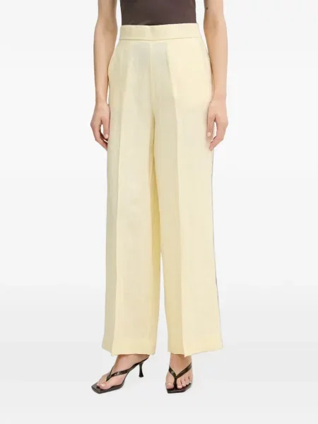 Pantaloni Benetton galben