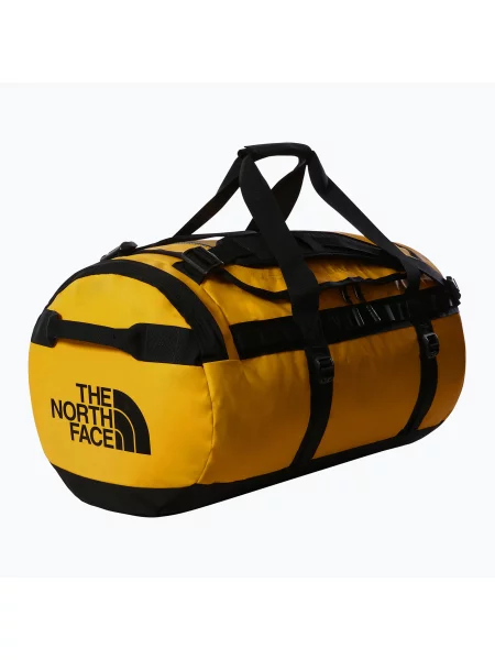 Torba podróżna The North Face Base Camp Duffel M 71 l summit gold/black/npf żółta