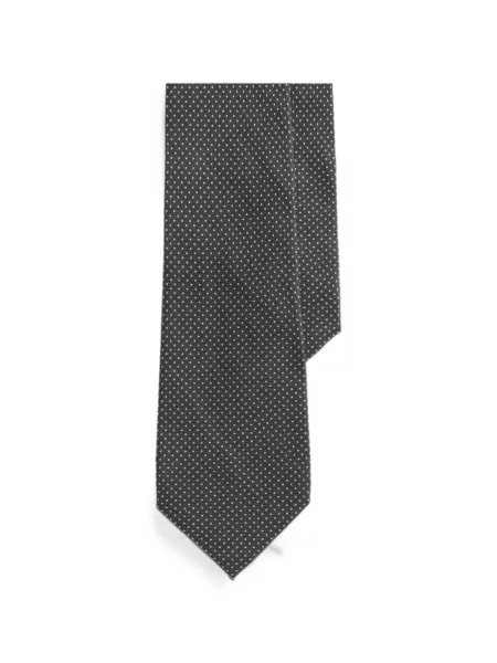 Cravată Ralph Lauren Purple Label cu buline gri