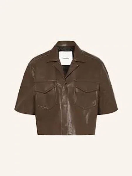 Top Nanushka skórzany