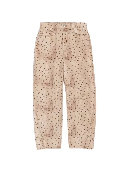 Pantaloni Bimba Y Lola cu buline cu imagine maro