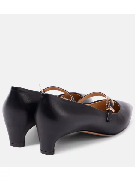 Pantofi cu toc Gabriela Hearst din piele negru