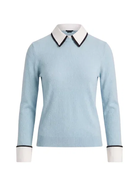 Gulerat pulover Alice + Olivia albastru