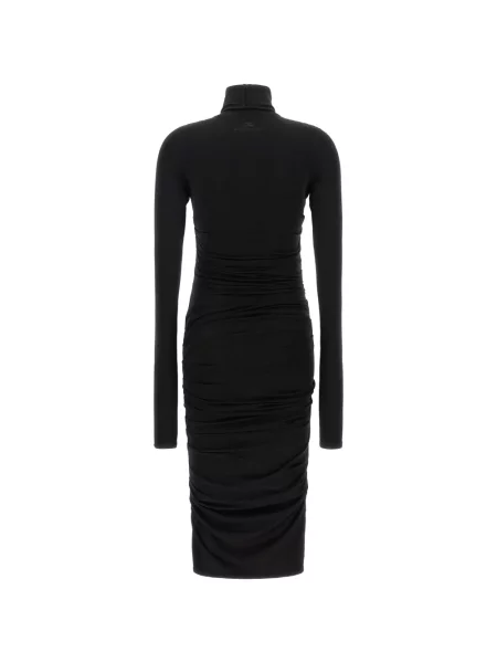 Ușor rochie Elisabetta Franchi din jerseu negru