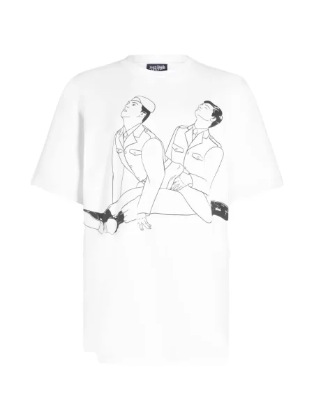Tricou Jean Paul Gaultier alb