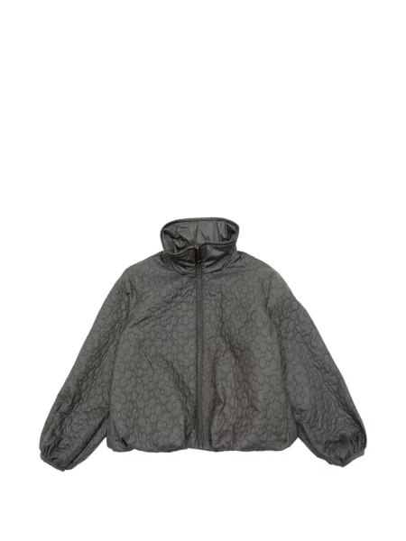 Kurtka dziecięca Moncler Enfant szara