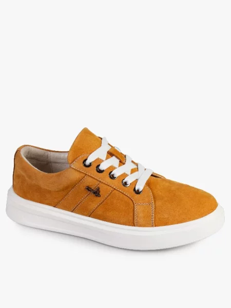 Замшевые кеды Modamilano оранжевые