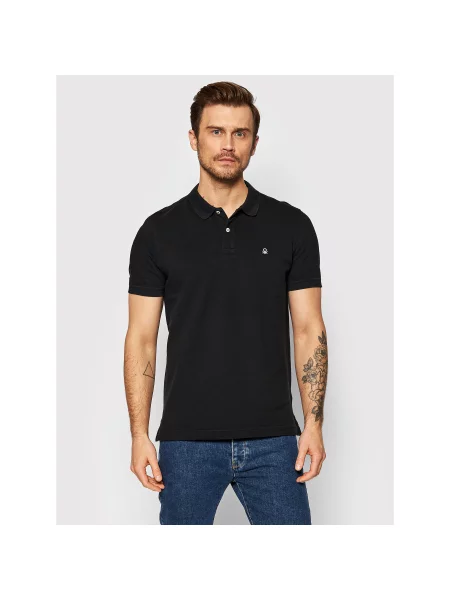 United Colors Of Benetton Polo majica Regular Fit črna
