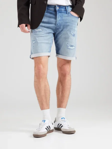 JACK & JONES Džínsy JJIRICK JJICON denim modrá