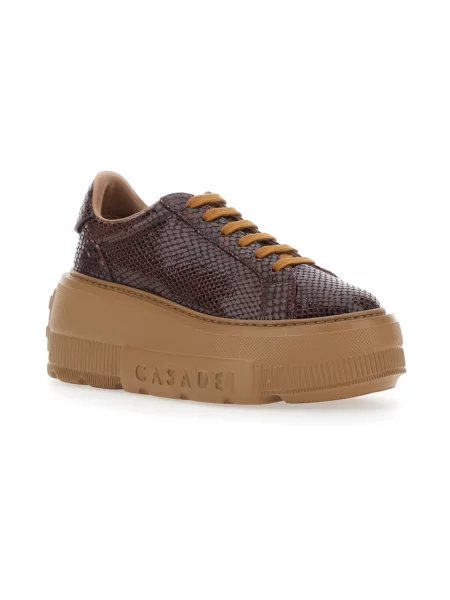 Sneakersy Casadei brązowe