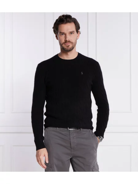 Pulover Polo Ralph Lauren de lână negru