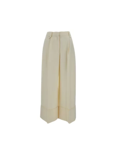 Spodnie Simone Rocha wełniane beżowe