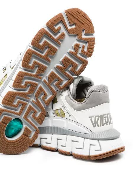 Sneakersy Versace Trigreca skórzane białe