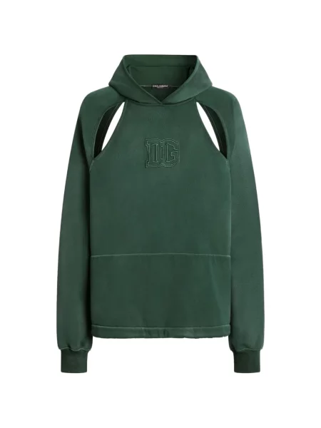 Hanorac cu glugă Dolce & Gabbana verde