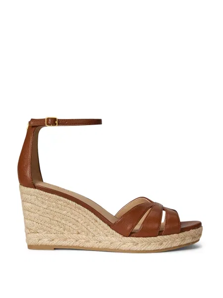 Espadrile LAUREN RALPH LAUREN Nellie rjava