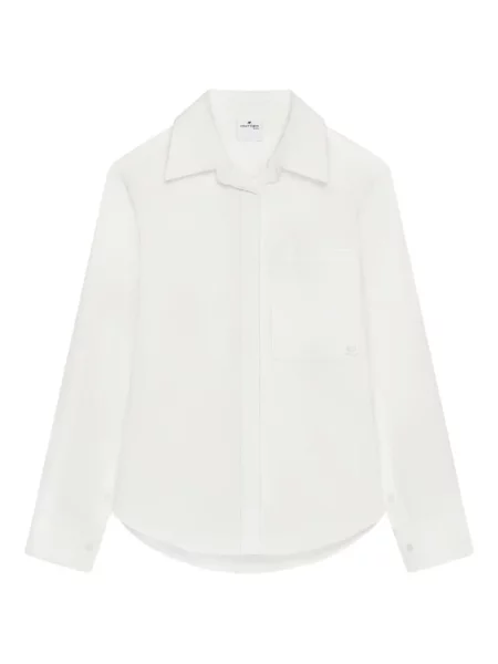 Długa koszula Courreges biała