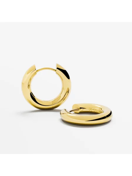 Обеци FURIOSA® Small Hoop Earrings Gold Universal златисто