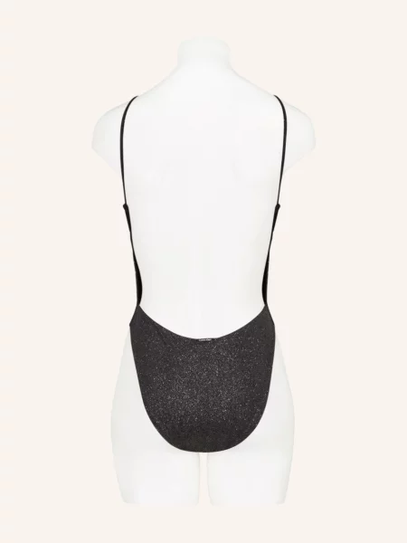 Jednodílné plavky Calvin Klein One Piece Square Neckline černé
