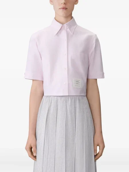 Cămașă Thom Browne scurtă roz