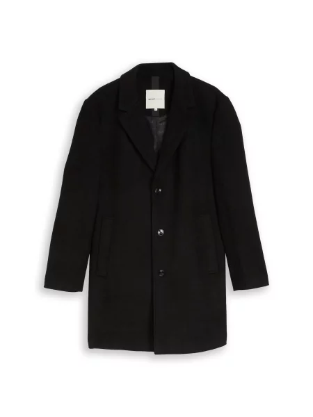 TOM TAILOR DENIM Palton de primăvară-toamnă negru