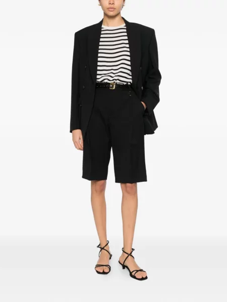 Pantaloni scurți Elisabetta Franchi negru