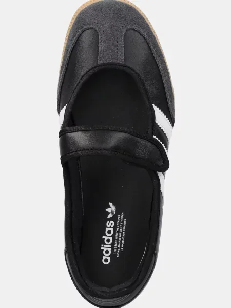 Adidas Originals Кожени балеринки Samba Jane черно