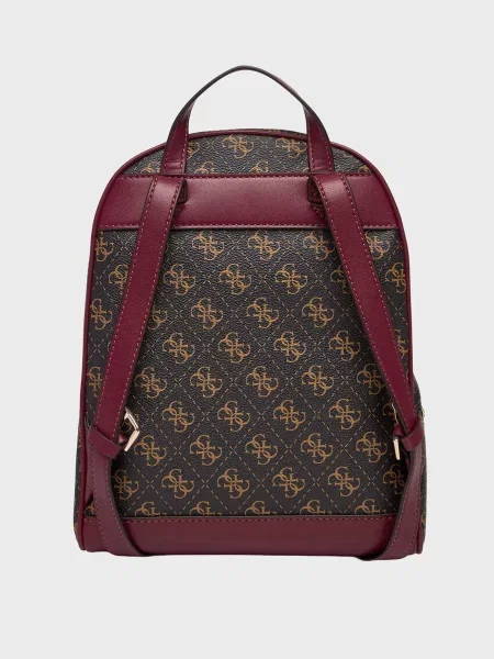 Рюкзак Guess с принтом коричневый
