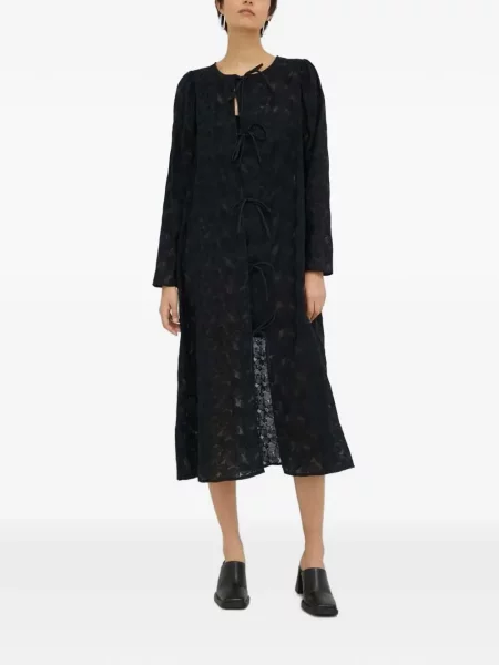 Rochie maxi Résumé până la genunchi de costum negru