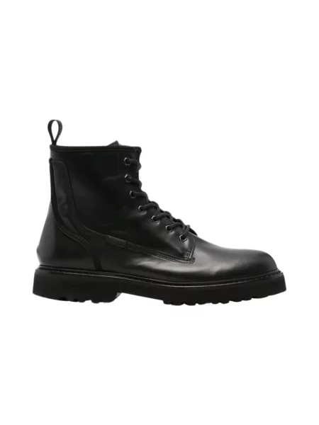 Botki Woolrich sznurowane koronkowe czarne