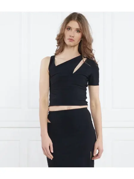 Patrizia Pepe Bluză MAGLIA negru