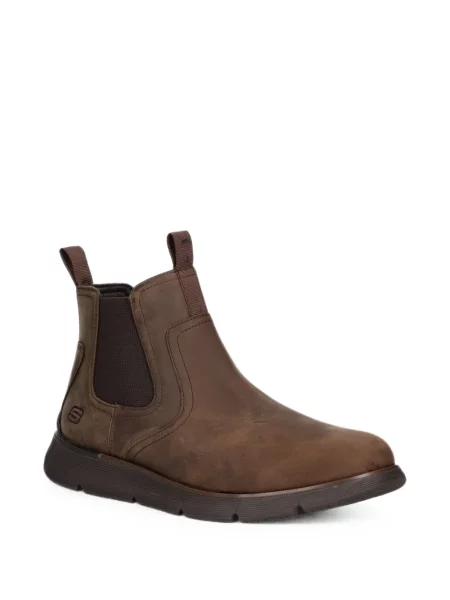 Botine chelsea Skechers maro