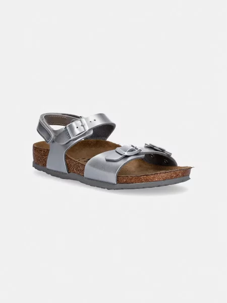BIRKENSTOCK Sandále Rio strieborná