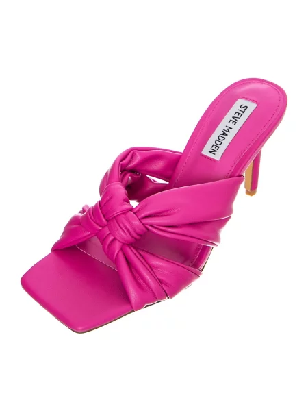 Klapki mules Steve Madden różowe