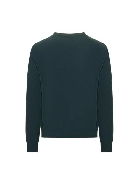Sweter Etro wełniany z logo zielony