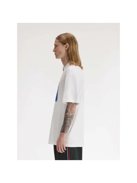 Tricou Fred Perry alb