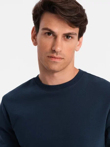 Strečová mikina Ombre modrá