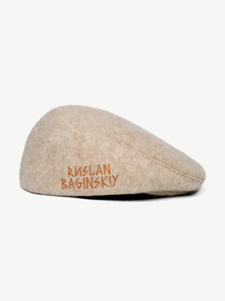 Vlnená šiltovka Ruslan Baginskiy béžová