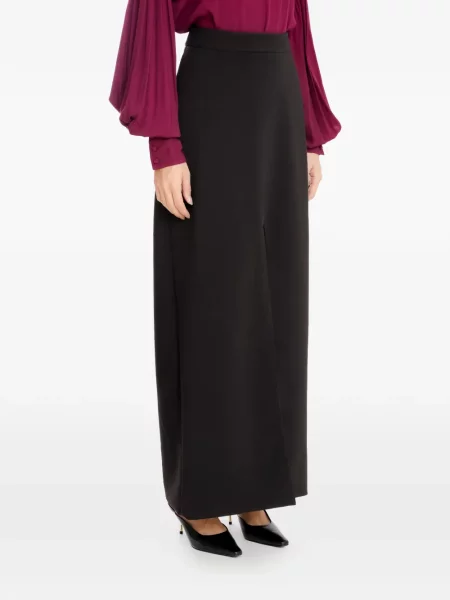 Spódnica Olympiah z rozcieciem czarna