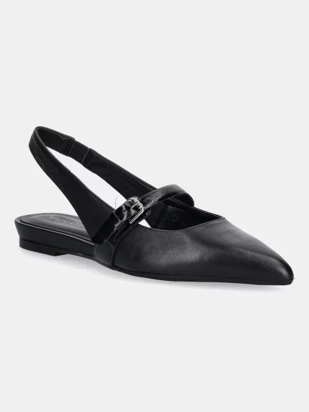 Marc O'Polo balerini de piele PENELOPE 2A cu deschis negru