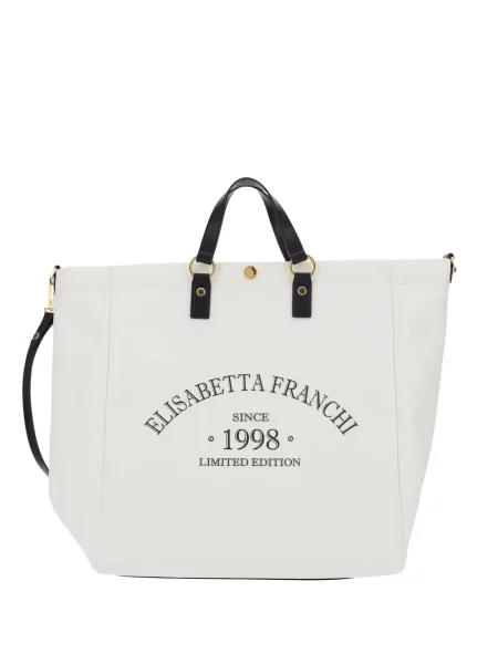 Geantă Elisabetta Franchi alb
