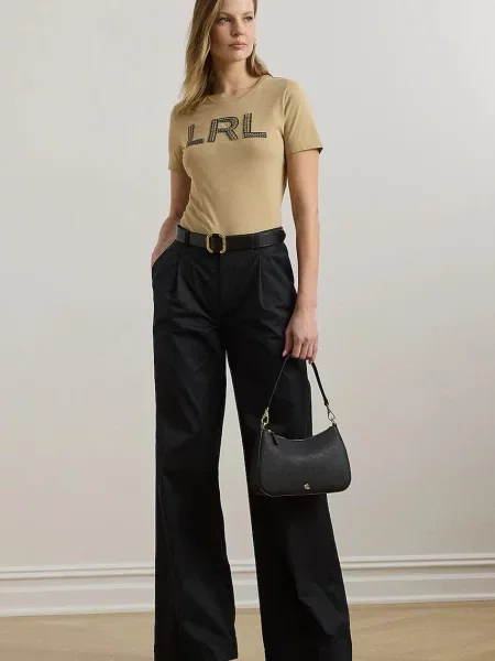 Футболка Lauren Ralph Lauren бежевий