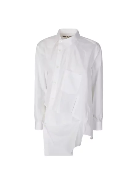 Koszula Comme Des Garcons asymetryczna biała
