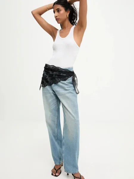 Хустка Answear.LAB однотонна чорний