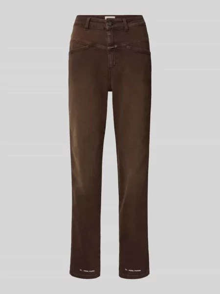 Jeansy o kroju relaxed fit z detal z logo model PEDAL PUSHER' Closed