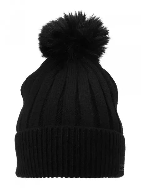 Dámska zimná čiapka CMP Knitted black čierna