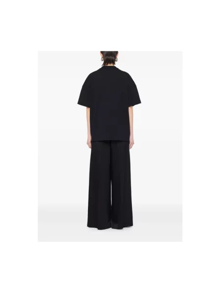 Koszulka Jil Sander z krótkim rękawem czarna