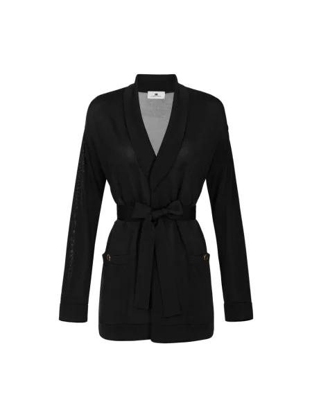 Kardigan Elisabetta Franchi czarny